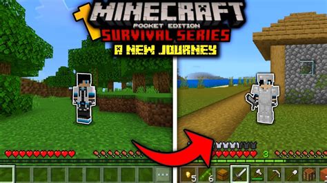 A New Journey Begin In Minecraft Pe In Hindi Minecraft Pe Survival