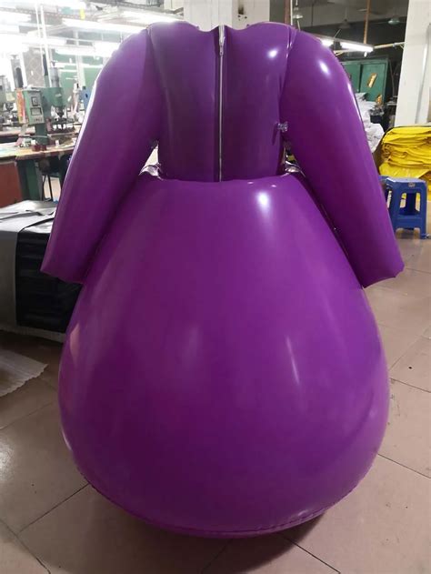 Customized Pvc Purple Clothes Dress Inflatable Skirt For Princess Buy