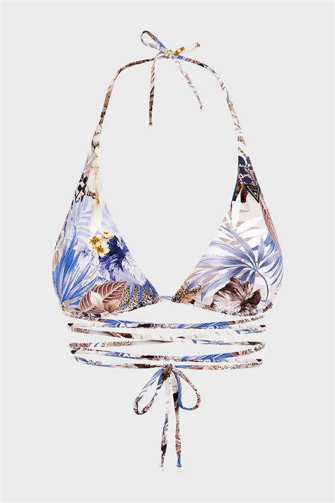 Guess Desenli Ba Lama Detayl Removable Gen Bayan Bikini St E Gj Mc R P Fm Mav