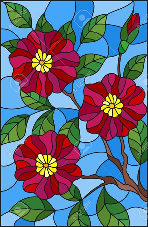 Beautiful Glass Painting Designs Of Flowers