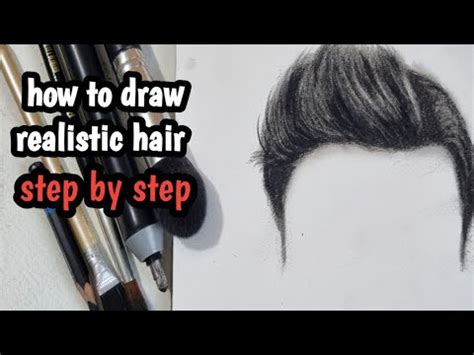 How I Draw Realistic Hair Tutorial For BEGINNERS Artistyadvendrapal