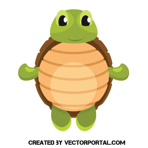 Green turtle Royalty Free Stock Vector Clip Art