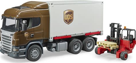 Calico Toy Shoppe - SCANIA R-Series UPS logistics truck w forklift from ...