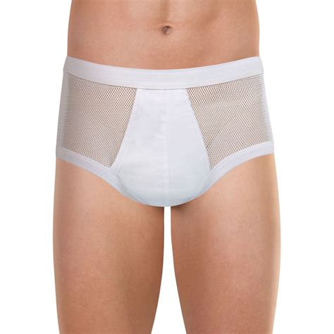 Slip Maille A R E Taille Haute Ouvert Les Classiques Blanc Eminence