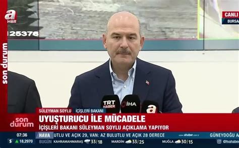 Son Dakika Uyuşturucu Ile Mücadele Bakan Soylu Güzel Haberi Duyurdu