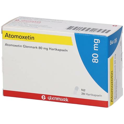 Atomoxetin Glenmark 80 Mg 28 St Mit Dem E Rezept Kaufen Shop Apotheke