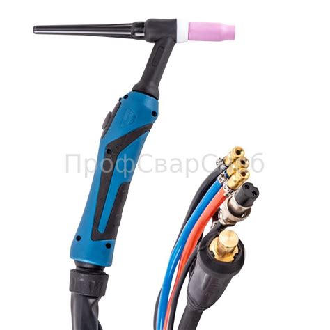 Varteg Горелка TIG-18 8м (разъем 35мм2, с кнопкой, ж/охл.) (пр-во ...