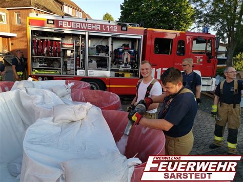 FF Sarstedt Neues Hochwasserschutzsystem für Feuerwehr Sarstedt