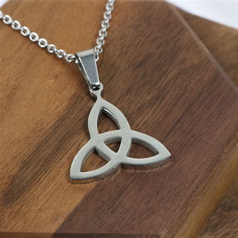 Stainless Steel Triquetra Necklace Kilts N Stuff