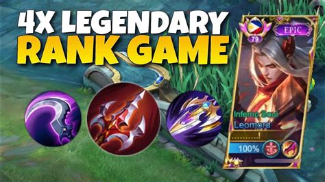 X Legendary Leomord Rank Game Top Ph Leomord Youtube