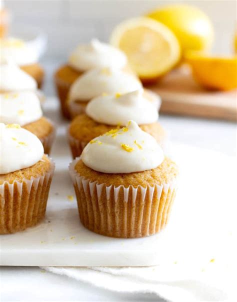 Vegan Lemon Cupcakes - #foodbyjonister