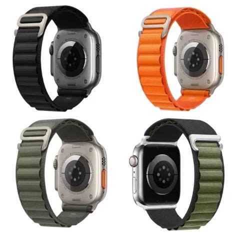 Kit 4 Pulseiras Nylon Para Smartwatch Ultra 45mm 49mm Frete grátis