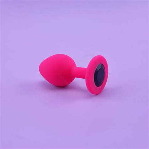 Plug Anal P Em Silicone Joia Cores Exclusiva Sexshop