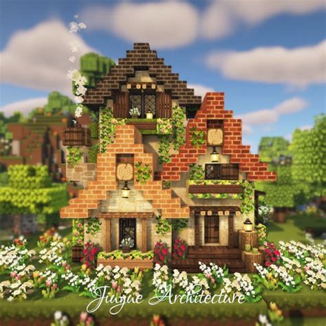 Minecraft Tutorial How To Build A Fairy Mushroom Cottage Cute