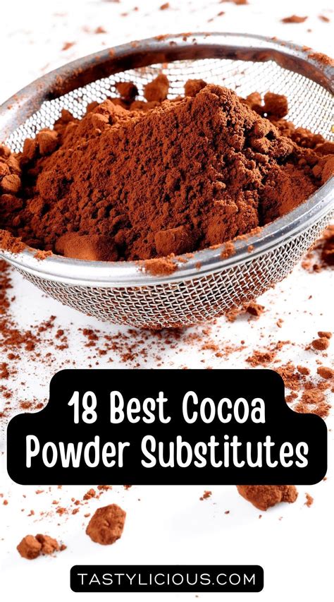 Best Cocoa Powder Substitutes Tastylicious Cocoa Powder Recipes