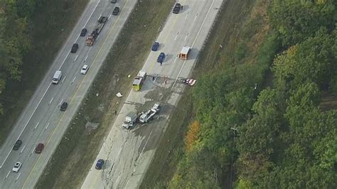 Rollover Truck Crash Closes Northbound Side Of I 275 Near Ann Arbor