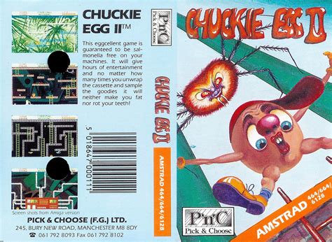 Cpcrulez Amstrad Cpc Gameslist Chuckie Egg C A F Software