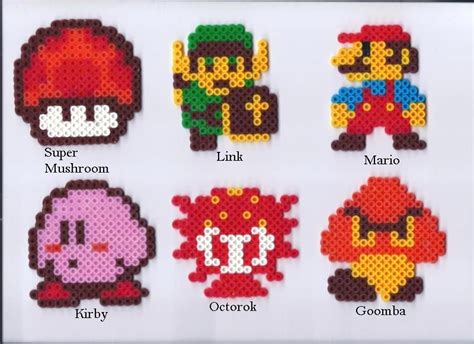 Nintendo Perler Beads Sprites By Kfirzi Nintendo Perler Bead Sprite