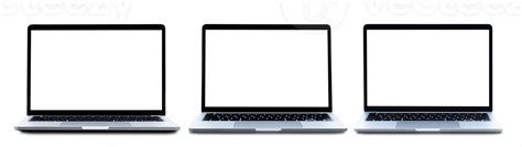 Laptop mockup isolated on transparent background. PNG file Format ...