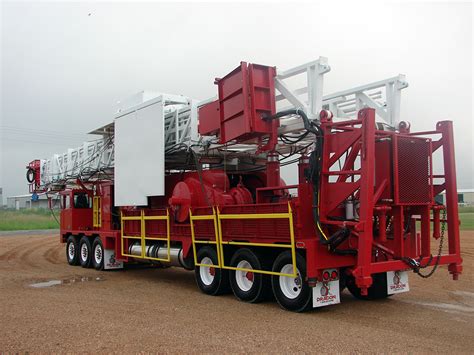 Self Propelled 650 Horsepower Cooper Workover Drilling Rigs Dragon