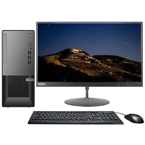 联想lenovo扬天t4900k 商用家用台式机电脑整机 238英寸屏 定制十代i5 10400 8gb 1tb 2gb独显 无光驱