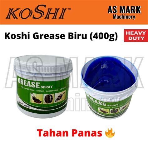 KOSHI BIRU 400gHeavy Duty Heat Resistant Grease Biru Machinery Grease