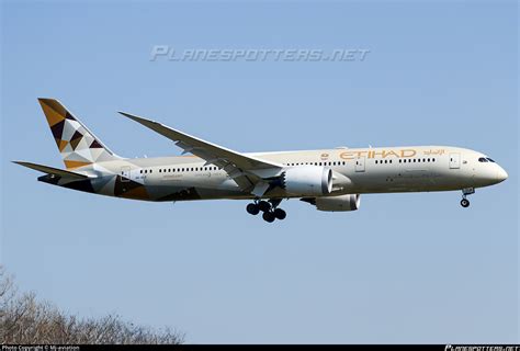 A6 BLP Etihad Airways Boeing 787 9 Dreamliner Photo By Mj Aviation ID