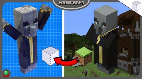 Minecraft Piston Papercraft