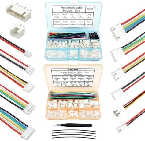 Amazon Mm Jst Xh Connector Socket Kit With Pre Crimped Cable