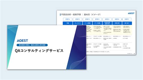 Qaコンサルティング｜お役立ち資料｜株式会社agest（アジェスト）