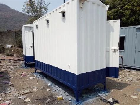 Steel Prefab Portable Toilet Cabin Set Of At Rs In Thane Id