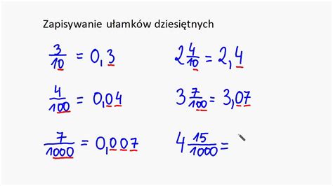 Jak Zamienic Ulamki Dziesietne Na Zwykle Margaret Wiegel™ Jul 2023