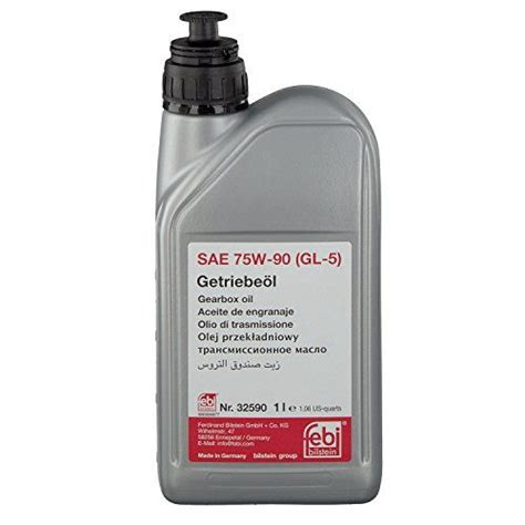 Febi Bilstein 32590 Gear Oil SAE 75W 90 GL 5 Pack Of One Oils