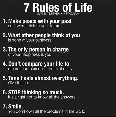 Seven Rules Of Life The Success Manual