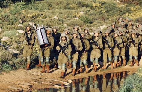 The IDF’s Kfir brigade during a march with the Bible on front ...