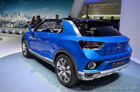 Vw T Roc Concept Rear Three Quarters Angle At Geneva Motor Show