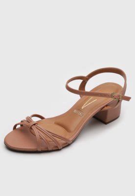 Sand Lia Vizzano Tiras Nude Compre Agora Dafiti Brasil