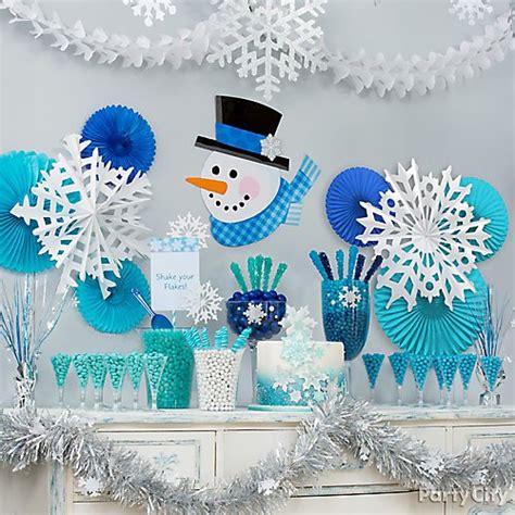 Snowflakes and Snowman Theme Party Ideas | Party City