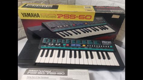 Vintage Boxed Yamaha Portasound Pss Electronic Keyboard Youtube