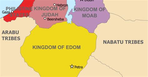 Biblical Edom Map