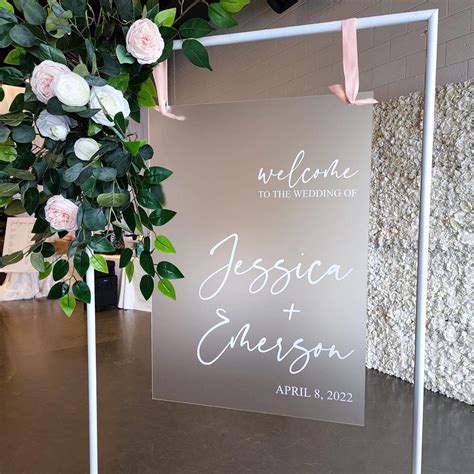 Acrylic Signage — All Pretty Events and Decor