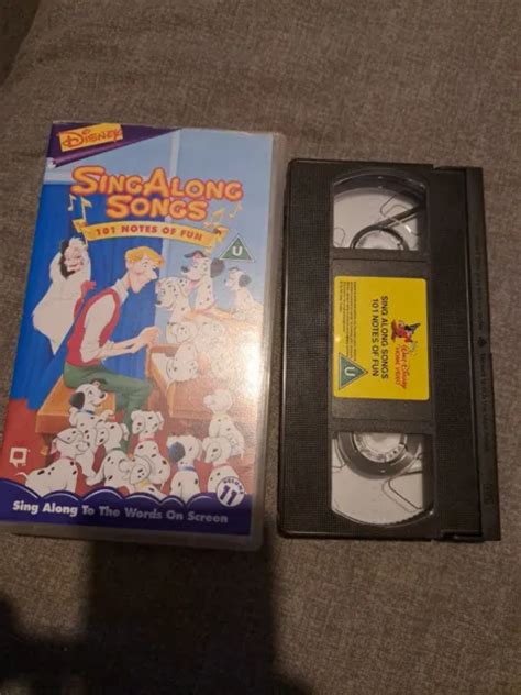 Sing Along Songs Notes Of Fun Vhs Picclick Uk