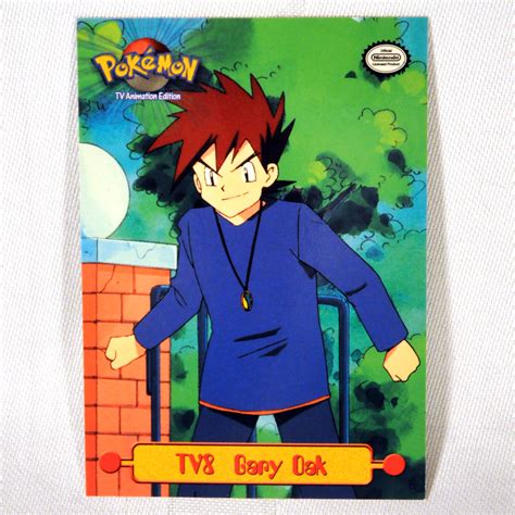 TV8 Gary Oak 1999 Topps Pokemon TV Animation Series 1 NM Scoopy S