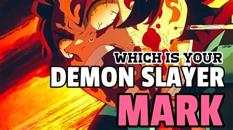 What Is Your Demon Slayer Mark Kimetsu No Yaiba Youtube