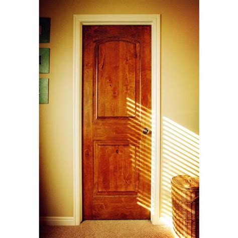 Krosswood Doors In X In Rustic Knotty Alder Panel Top Rail