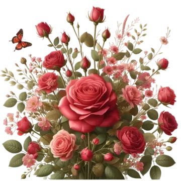 Beautiful Natural Red Rose Flowers Bouquet Beautiful Natural Red Rose