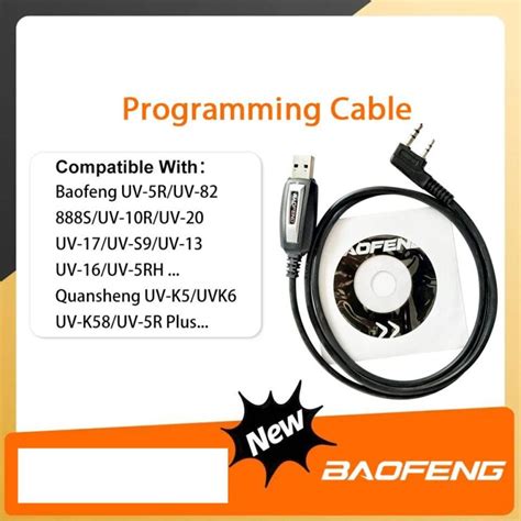 Usb Programming Cable Baofeng Bf Rh Plus Plus V Quansheng Uvk