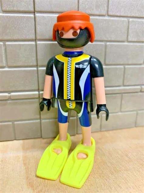 PLAYMOBIL PERSONNAGE POLICIER Gendarme Pompier 09A Pour CUSTOM RARE