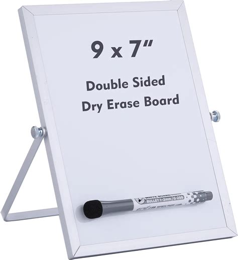 Small White Board 9x7 Inch Aelfox Magnetic Small Dry Erase Board With