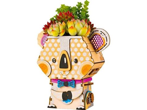 Robotime Teknologi Robotime Blomsterpotte I Tre 3d Puslespill Koala Cdon